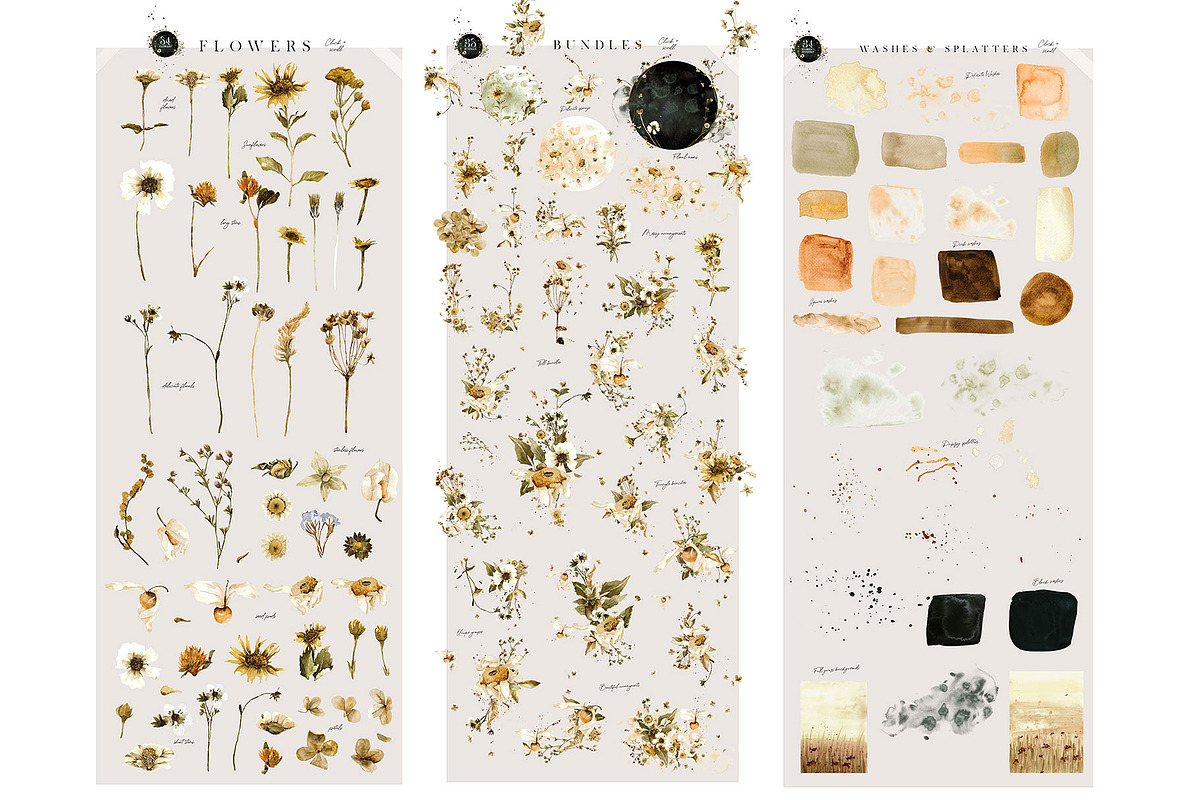 The Amazing Watercolor Bundle, an Object Illustration by Creativeqube Design (Photo 35 of 75)