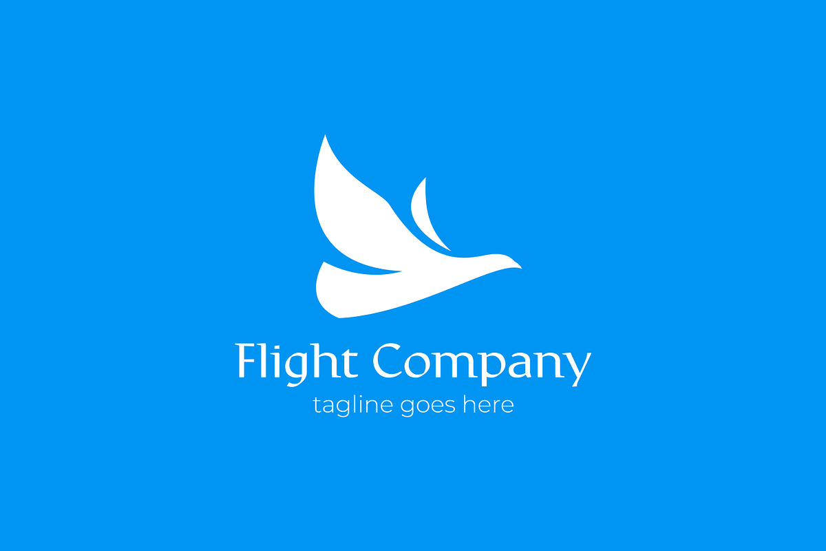Flying Bird Logo Airlines & Flight, a Branding & Logo Template by Signatoro (Photo 2 of 2)