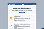 Plumbing Service Wix Studio Website, a Wix Template by Kitteeh (Thumbnail 2 of 10)