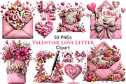 Valentine Love Letter Clipart, an Illustration by Pixels.Craft (Thumbnail 1 of 5)