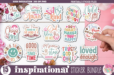 Inspirational Sticker Bundle