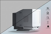Generic CRT Monitor Mockup, a Mockup by GraphicVil (Thumbnail 5 of 23)