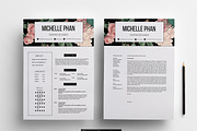 2 page resume template, a Resume Template by Chic templates (Thumbnail 3 of 4)