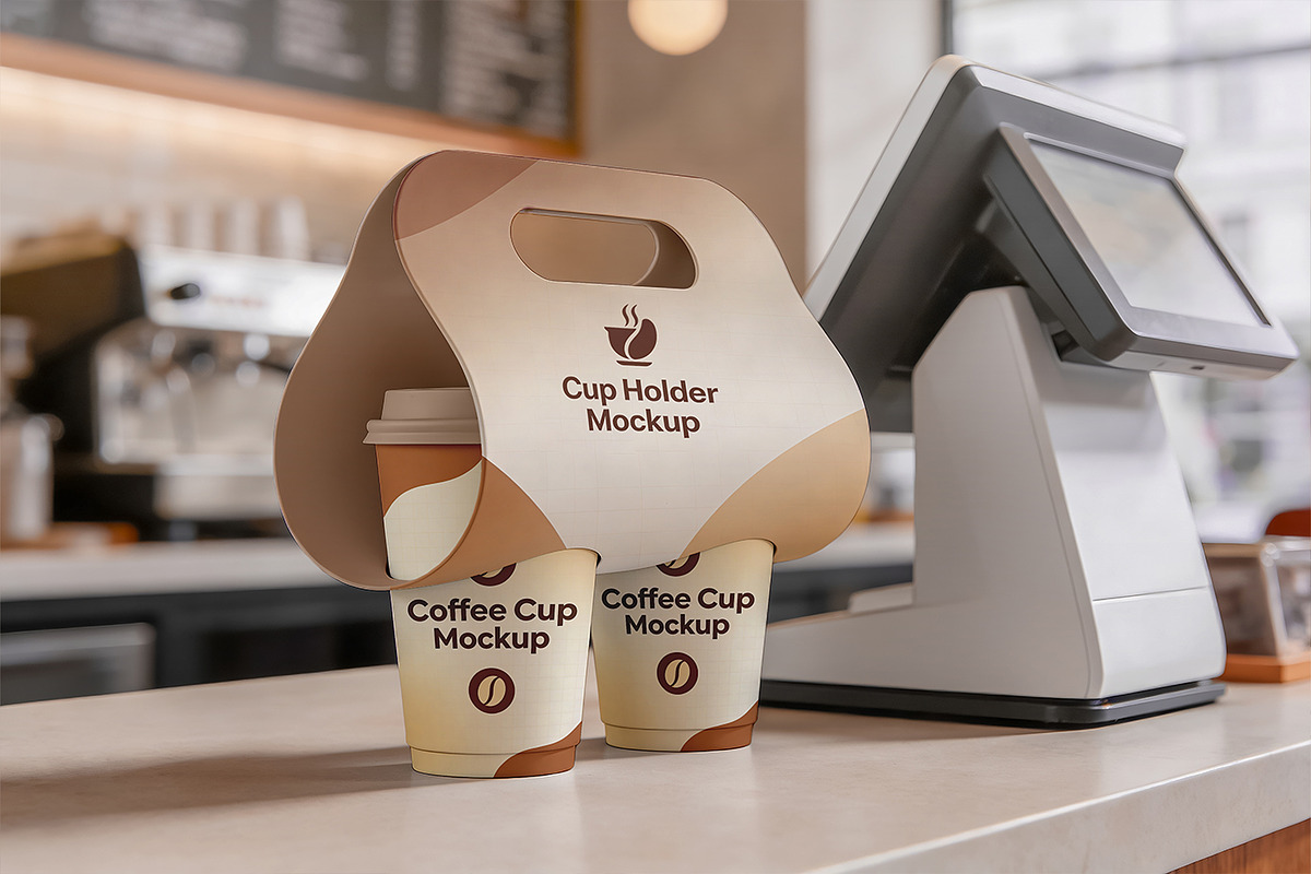 Cup Holder Mockup, a Cups & Container Mockup by Pitchlook.Studio (Photo 2 of 4)