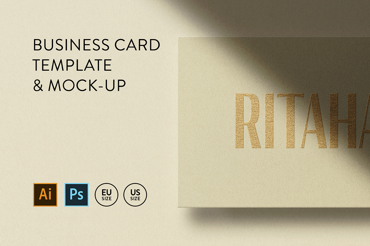 Business Card Mockup Template Logo, a Business Card Template by PrintPixel (Photo 1 of 8)