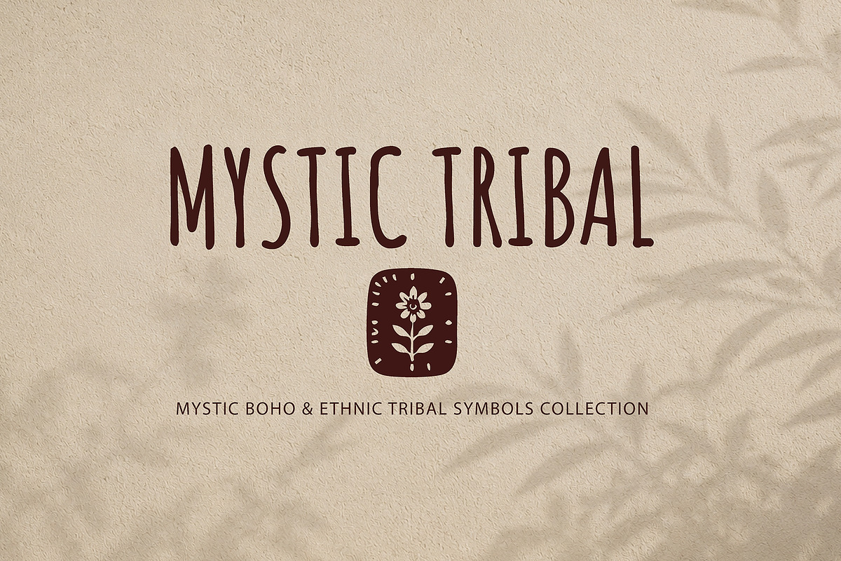 Mystic Tribal: Hand-Drawn Symbols, a Decorative Illustration by VectorBird (Photo 1 of 7)