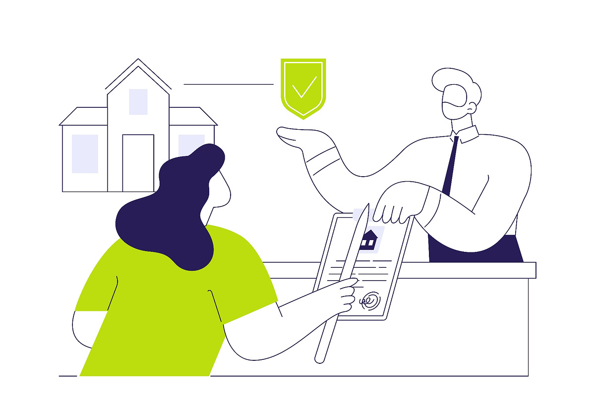Property insurance abstract concept, a Finance Illustration by Visual Generation (Photo 3 of 3)