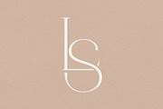 LS monogram, a Branding & Logo Template by LINKED LETTERS STUDIO (Thumbnail 1 of 2)
