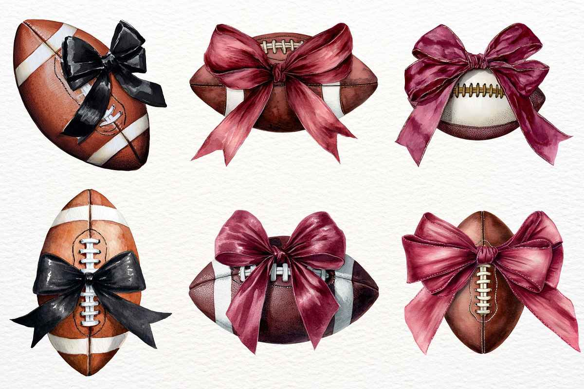 American Football PNG Sports Clipart, a Sport Illustration by SugarCloudStudioArt (Photo 6 of 8)