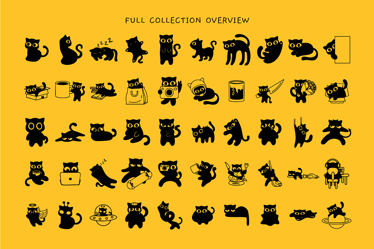 Funny Cat - Illustration Cat, an Animal Illustration by Invisual Studio (Photo 2 of 21)