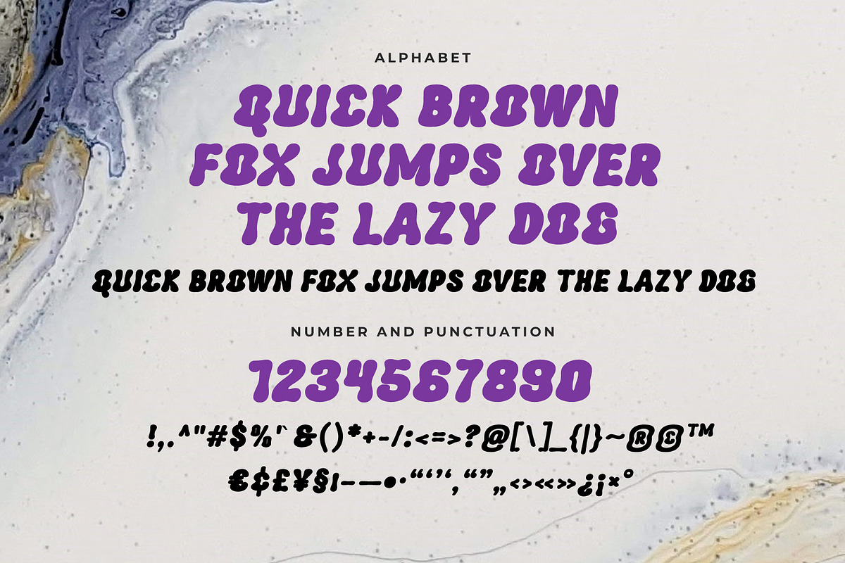 Hulahope - Retro Bubble Display Font, a Sans Serif Font by Vesvocrea (Photo 5 of 7)