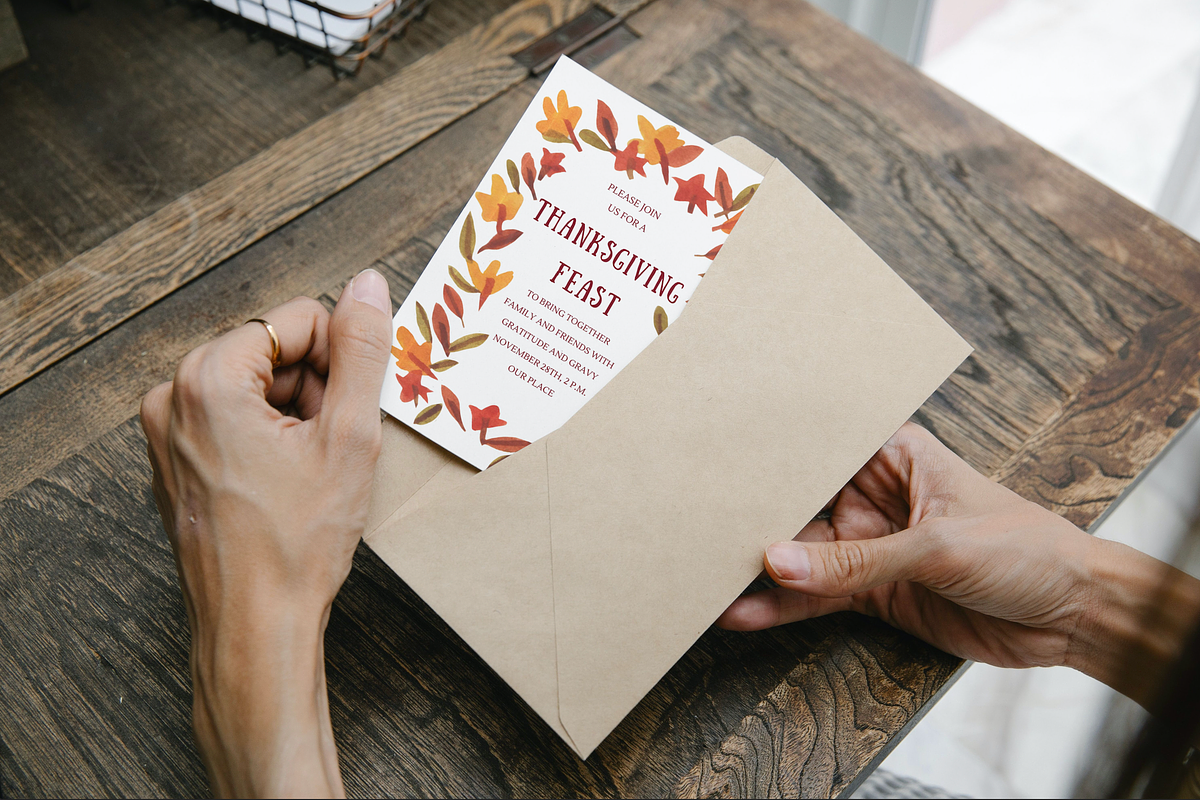 Editable Thanksgiving Invitation, an Invitation Template by ForeverPrint (Photo 4 of 7)