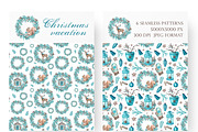 Christmas watercolor set. New Year., a Seasonal Illustration by SabinaWatercolorArt (Thumbnail 7 of 12)