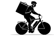 Delivery Driver Silhouette Pack, an Illustration by Amazin_art (Thumbnail 15 of 26)