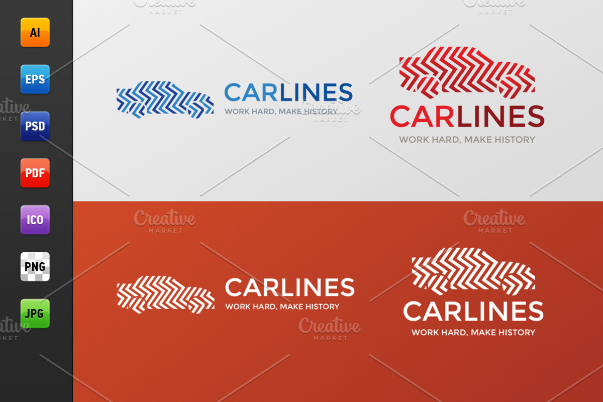 Car Lines Logo, a Branding & Logo Template by Web Design Label (Photo 2 of 5)