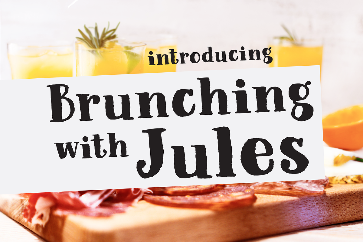 Breakfast Foodie painted serif font, a Serif Font by Rachel White Art (Photo 7 of 9)