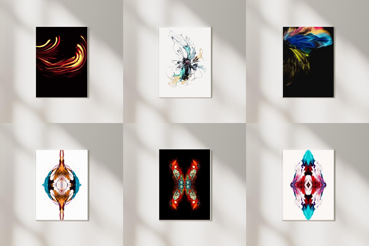 Photo Bundle of Abstract Paintings, a Wallpaper Photo by Susan Wilkinson (Photo 11 of 14)