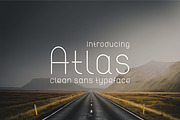 Atlas. Clean modern sans font., a Sans Serif Font by lisa_kalev (Thumbnail 1 of 9)