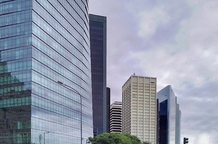 Corporate modern buildings, buenos aires, argentina, an Architecture Photo by DanFLCreativo