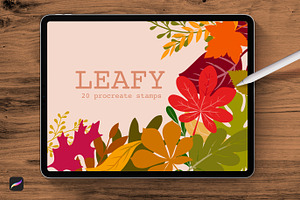 Leafy Stamps For Procreate