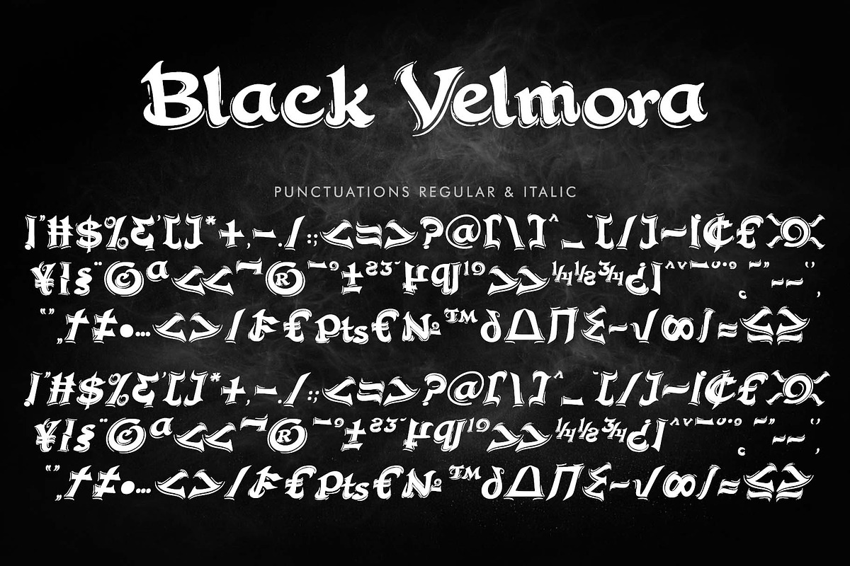 Black Vilmora, a Blackletter Font by Yoga Letter (Photo 5 of 7)