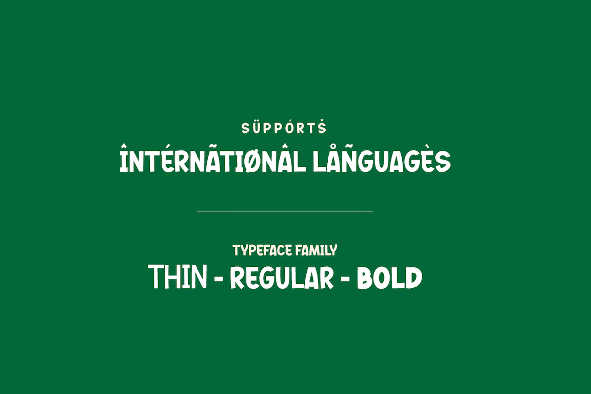 Rufing, a Sans Serif Font by twinstd (Photo 10 of 11)