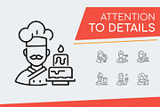 People - Line Icons Collection, an Outline Icon by Boyko Pictures (Thumbnail 5 of 8)
