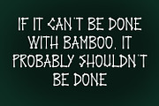 Bamboo Village Display Font, a Handwritten Font by Maulana Creative (Thumbnail 5 of 7)