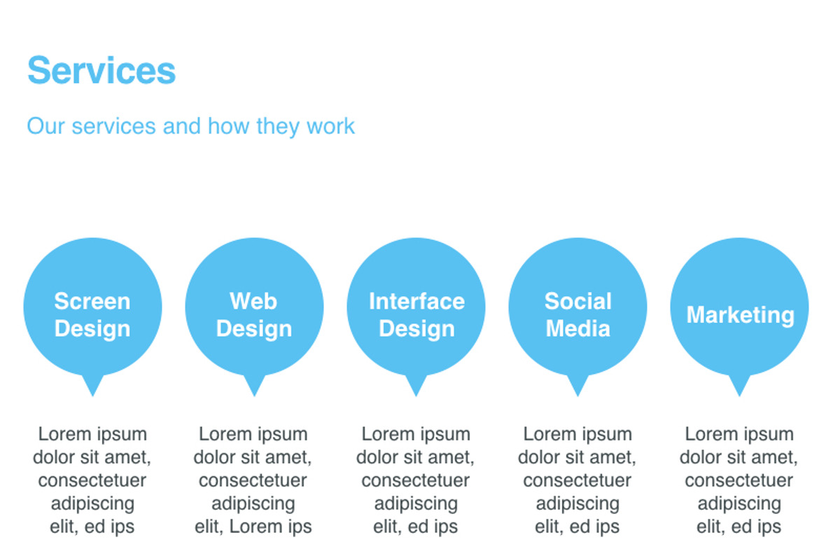 Minimalist Blue Template, a Presentation Template by Iconography - Pitch Deck (Photo 3 of 21)