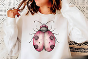 Whimsical Spring Ladybug Clipart, an Illustration by SVGArt (Thumbnail 9 of 9)