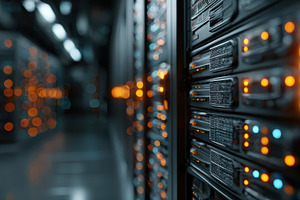 Server Room Data Center Network Tech, a Photo by Pixeness Studio