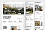 Travel Agency Website UI Figma, an UI Kit Template by peterdraw (Thumbnail 7 of 7)