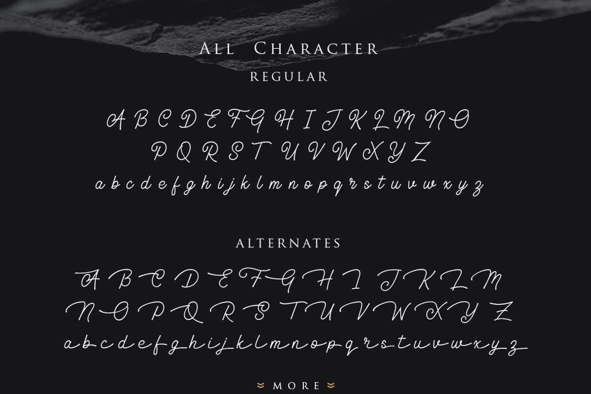Geraldyne Script preview 6