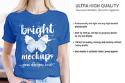 Bella Canvas 3001 PSD T-shirt Mockup, a Print Template by BrightMockups (Thumbnail 3 of 3)