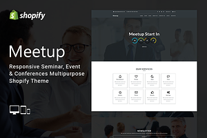 Meetup Conferences Shopify Theme