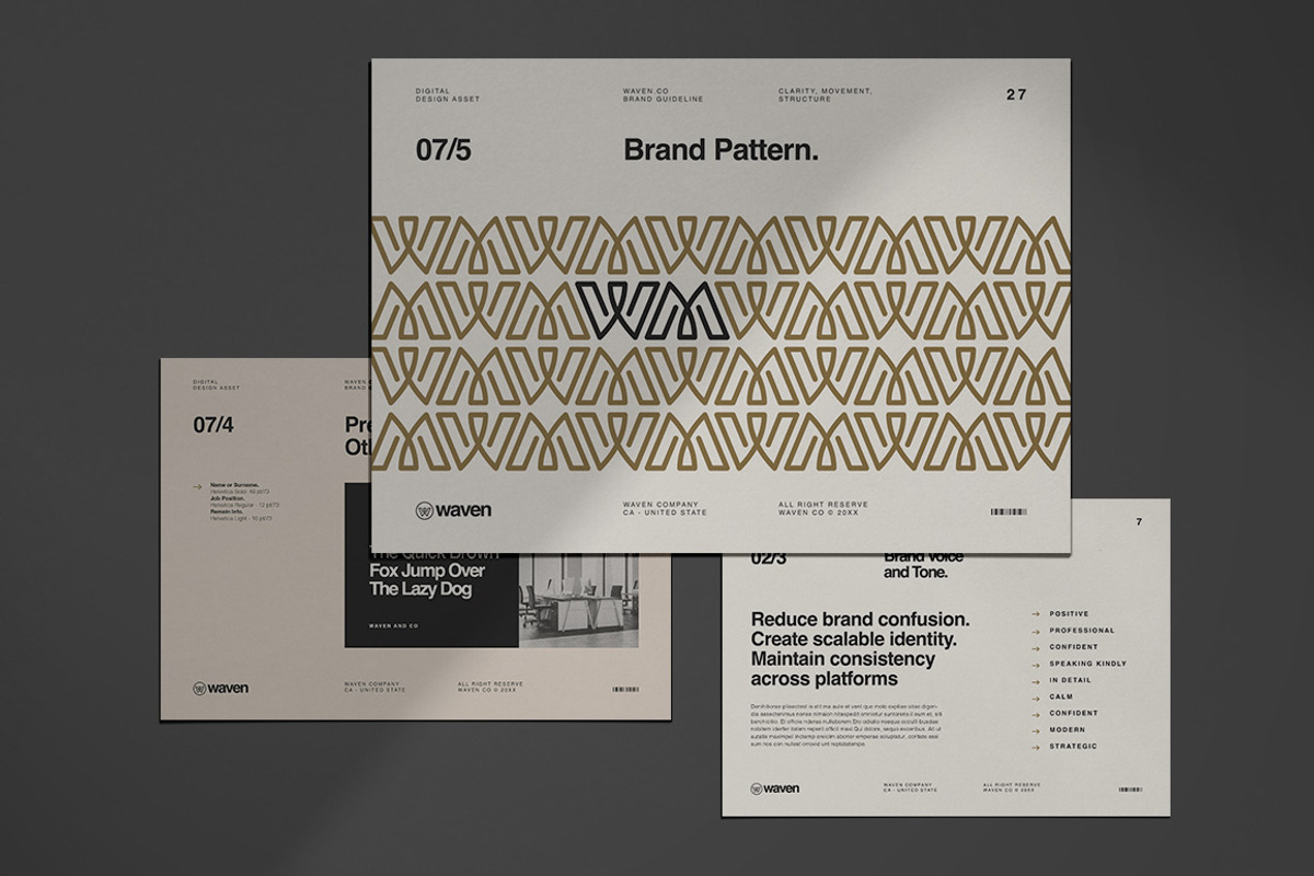 Brand Guidelines Template, a Branding & Logo Template by broluthfi (Photo 7 of 8)