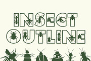 Insect AZ Font, a Symbol Font by Fourteen Letter (Thumbnail 4 of 8)