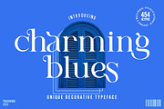 Charming Blues, a Serif Font by Gatype (Thumbnail 1 of 11)