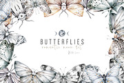 Watercolor butterflies Romantic set, an Animal Illustration by Ann Art Houze (Thumbnail 4 of 8)