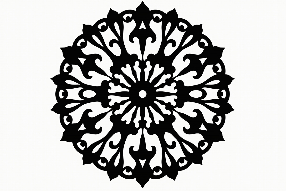 Elegant Mandala Silhouette Bundle, an Illustration by BIPLOB EXPERT (Photo 19 of 21)