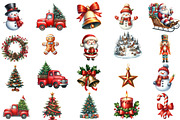 Christmas Sublimation Clipart, an Illustration by Designworld (Thumbnail 3 of 6)