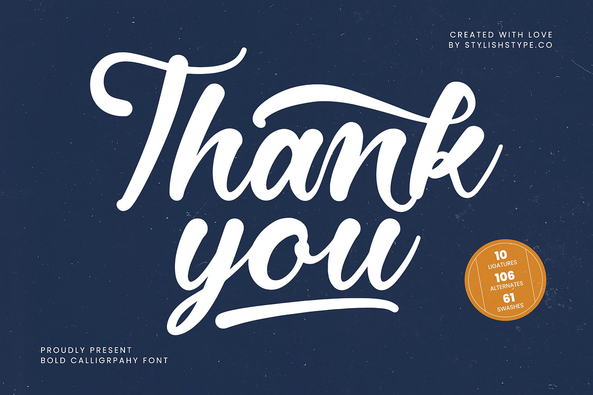 Hunter Shark Bold Calligraphy Font, a Script Font by stylishtype.co (Photo 20 of 20)