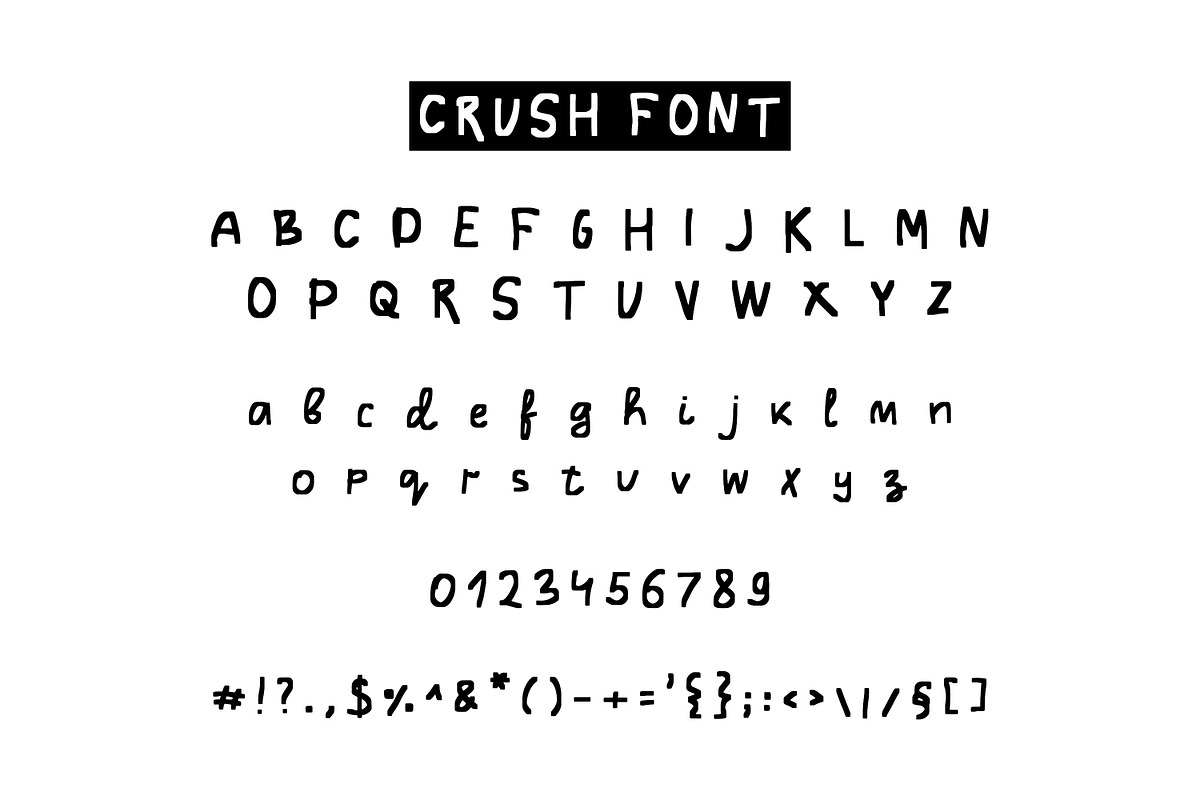 Crush playful font, a Sans Serif Font by elvinova (Photo 5 of 5)