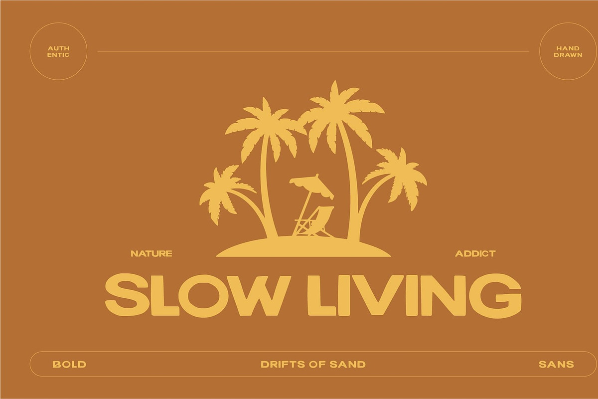 Drifts Of Sand - Retro Vintage Font, a Font by Hanstype.com (Photo 5 of 10)