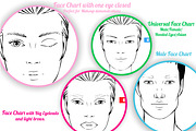 Face Chart Set, an Illustration by PicByKate (Thumbnail 5 of 5)