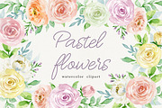Pastel flowers, an Illustration by long summer (Thumbnail 1 of 11)