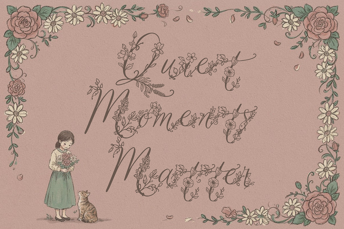 MiRohlWay - Floral Elegant Script, a Script Font by HypeWorksCo (Photo 6 of 20)
