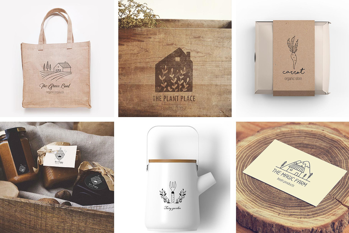 Farm love - premade logos set, a Branding & Logo Template by Alisovna (Photo 9 of 12)