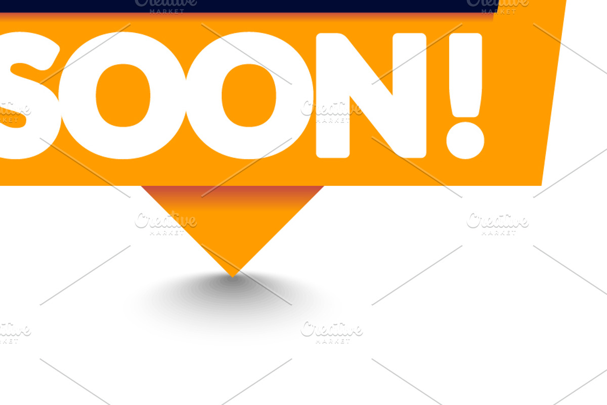 Modern Coming Soon Banner Icon, an Object Graphic by Black White Mouse Design (Photo 2 of 3)
