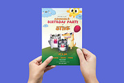 Adorable Birthday Invitation, an Invitation Template by crazyOWL (Thumbnail 3 of 3)